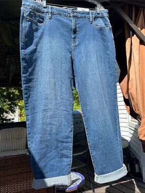 Style & Co. Medium Blue Straight Leg Jeans
